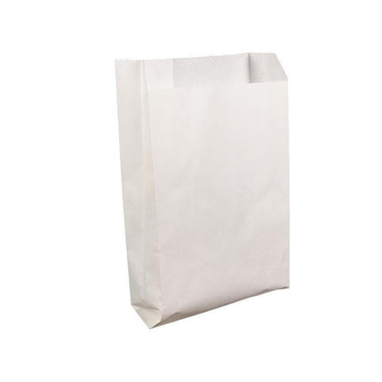 1000PCS Oil-proof Takeaway Paper Bags for Premium Takeout Supply - White-22*15*5cm.