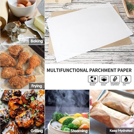 High Temperature Resistant Household Baking Paper Baking Sheet Cloth Non-Stick - White 40*60CM.