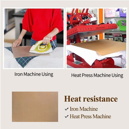 High Temperature Resistant Household Baking Paper Baking Sheet Cloth Non-Stick - White 40*60CM.