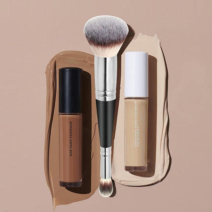 Double Ended Makeup Brush Liquid Foundation Powder Eyeshadow Cosmetic Brush Tool.