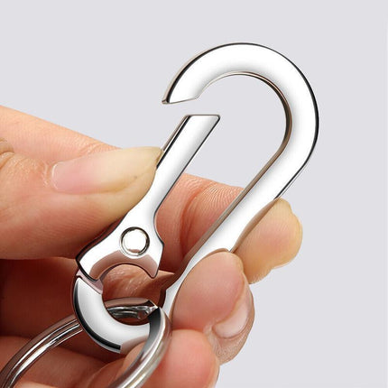 3PCS Zinc Alloy Spring Hook Keychain with Key Rings for Car Keys and Bags.
