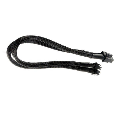 Dual Mini 6 Pin to 8 Pin PCI-E Video Card Power Cable Y Splitter 18AWG Mac Pro.