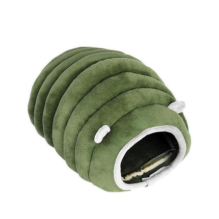 Soft Small Animal Guinea Pig Cozy Warm Pet Tent Hamster House Hideout Cave Bed - Grey-Stump.
