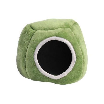 Soft Small Animal Guinea Pig Cozy Warm Pet Tent Hamster House Hideout Cave Bed - Grey-Stump.