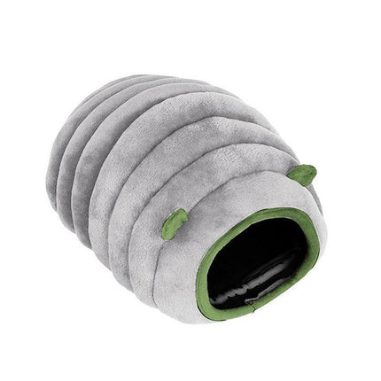 Soft Small Animal Guinea Pig Cozy Warm Pet Tent Hamster House Hideout Cave Bed - Grey-Stump.