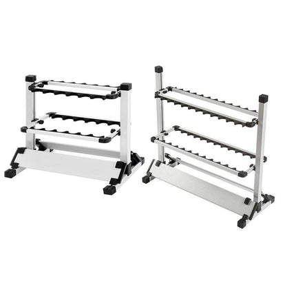 12/24 Hole Multi Functional Fishing Rod Holder Storage Rack Display Organizer - 12Holes.