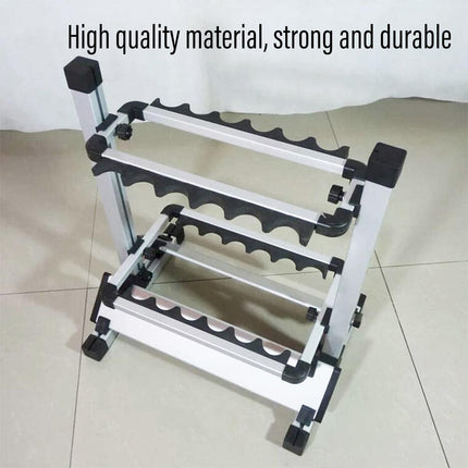 12/24 Hole Multi Functional Fishing Rod Holder Storage Rack Display Organizer - 12Holes.