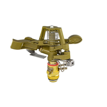 360 Degrees Alloy Sprinkler Head Garden Lawn Rotating Nozzle Adjustable Angle Durable.