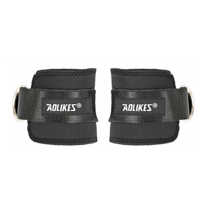 Aolikes Weight Lifting Ankle D-Ring Strap Cable Kickbacks Attachment Gym Leg - Left.