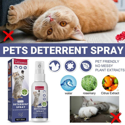 Cat Anti Scratch Spray Protect Door Sofa Furniture Pet Scratch Prevention Spray.