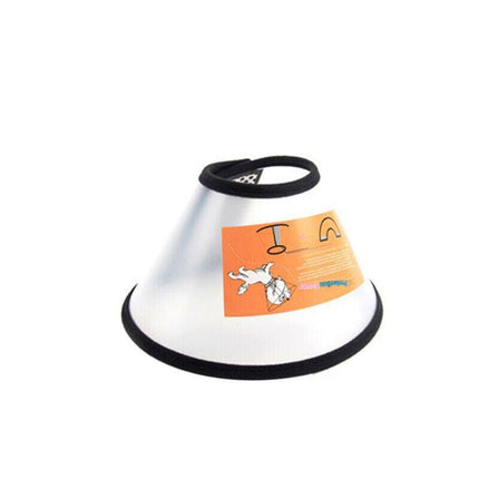 Pet Cat Dog Protective Cone Collar Elizabethan E Collar Wound Healing Recovery - 4.