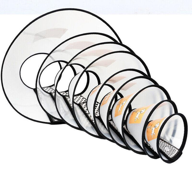 Pet Cat Dog Protective Cone Collar Elizabethan E Collar Wound Healing Recovery - Large.