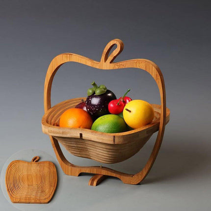 Wooden Fruit and Vegetable Storage Basket for Kitchen Organizing Home Storage.