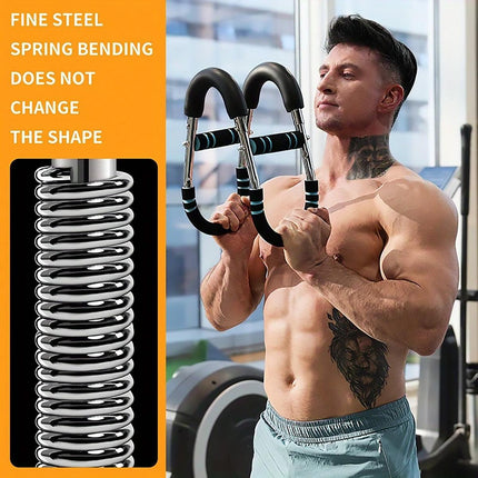 Multi Functional U Shaped Arm Strength Trainer Adjustable Home Exercise Device.