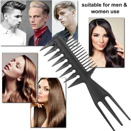 3 in 1 Hair Comb Styling Tool for Salon and Home Use Professional Quality.