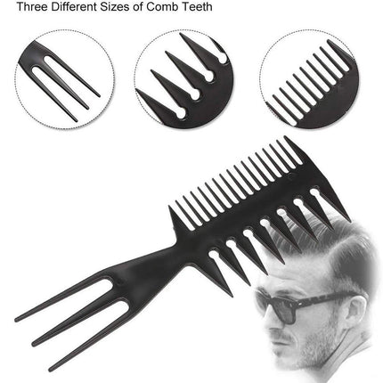 3 in 1 Hair Comb Styling Tool for Salon and Home Use Professional Quality.