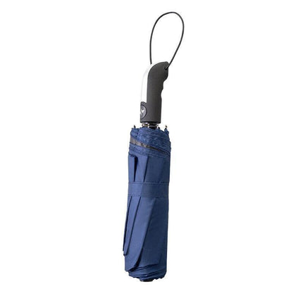 Automatic Umbrella Auto Open Close Compact Folding Anti Rain Windproof 10Ribs Au - Brown.