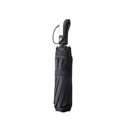 Automatic Umbrella Auto Open Close Compact Folding Anti Rain Windproof 10Ribs Au - Wine Red.