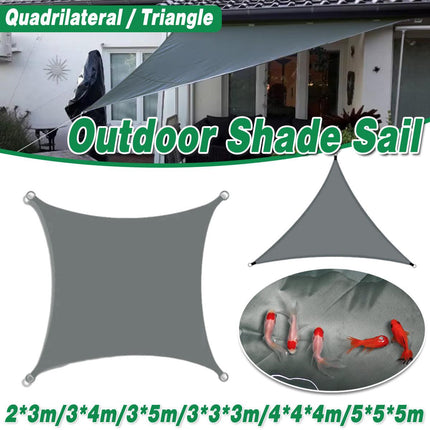 Waterproof Outdoor Shade Sail Garden Sun Canopy UV Protection Patio Awning Cloth - 3x5m Quadrilateral.