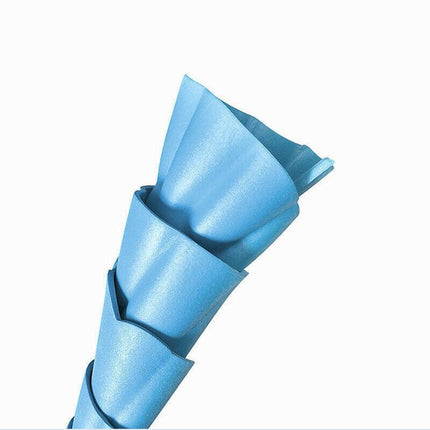 Adjustable Shampoo Shield Bath Hat with Ear Cover for Hair Washing Protection - Blue.