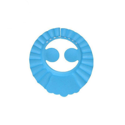 Adjustable Shampoo Shield Bath Hat with Ear Cover for Hair Washing Protection - Yellow.