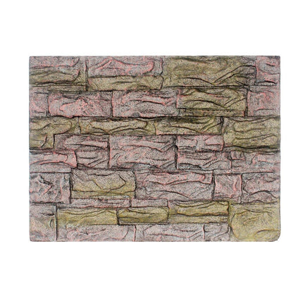 Pet Reptile Tank Board 3D Foam Backgrounds and Habitat Decoration 9 Styles - H.