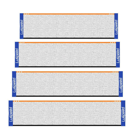 Portable Outdoor Badminton Net Set Easy Setup Adjustable Height Sports Equipment - 4.1M.