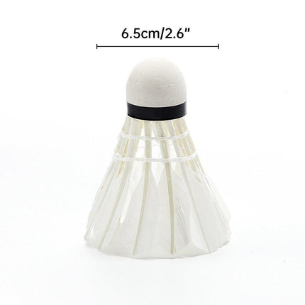 12 Pcs Badminton Shuttlecocks Durable Gooes Feather Badminton Ball For Training.