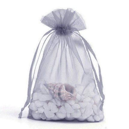 Organza Bag Sheer Bags Jewellery Wedding Candy Packaging Sheer Bags 10*15 cm - Light Blue.