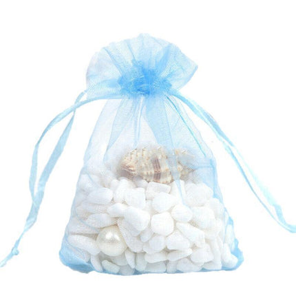 Organza Bag Sheer Bags Jewellery Wedding Candy Packaging Sheer Bags 10*15 cm - Gold.