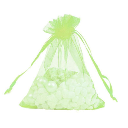 Organza Bag Sheer Bags Jewellery Wedding Candy Packaging Sheer Bags 10*15 cm - Gold.