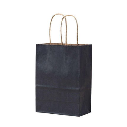 20pcs Small Kraft Paper Gift Bags with Handles for Shopping Party Favour - Light Purple.