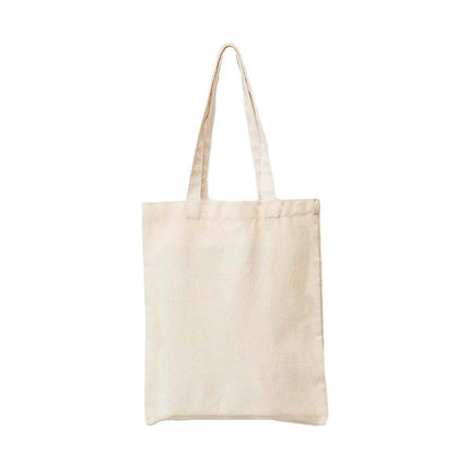 5PCS Canvas Tote Bag Cotton Blank DIY Shopping Shoulder Bags - Black 30*35cm.