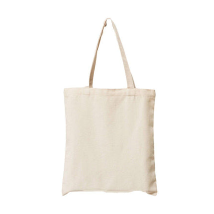 5PCS Canvas Tote Bag Cotton Blank DIY Shopping Shoulder Bags - Black 30*35cm.