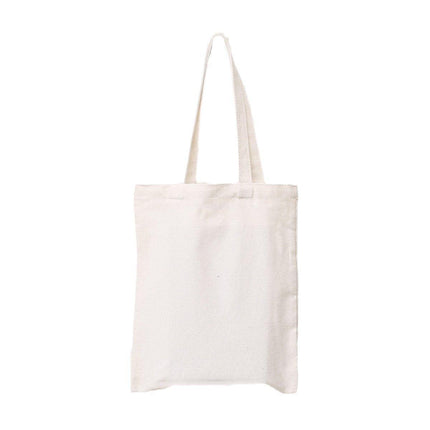 5PCS Canvas Tote Bag Cotton Blank DIY Shopping Shoulder Bags - Black 30*35cm.