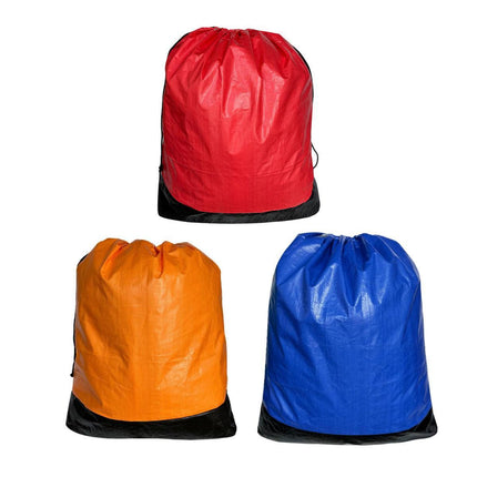 Waterproof Drawstring Moving Bag Large Packing Transfer Bag for Travel Storag - Orange.