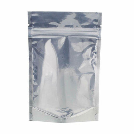Clear Aluminum Foil Mylar Stand Up Retail Bags Zip Lock Pouches Pouch Packaging - 24*37+4CM-50PCS.