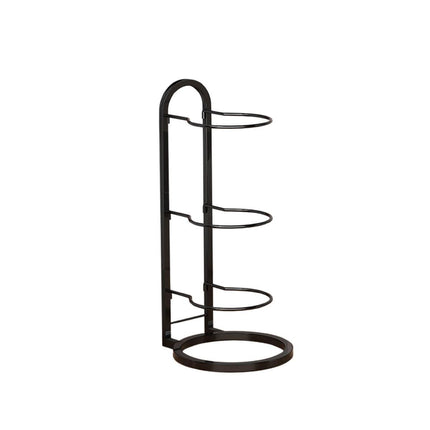 3/4Tier Basketball Stand Ball Organizer Storage Rack Basketball Equipment Holder - Black-4 Layers.