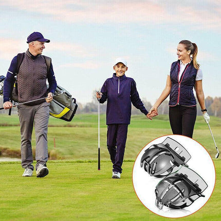Sports Alignment Golf Ball Marker 3 Line Tool Drawing Liner Set Stencil Au Stock - Black.