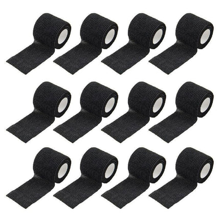 12 Pack Self Adhesive Cohesive Wrap Bandage for Pets and Everyday Protection - 12PCS(10CM*4.5M).