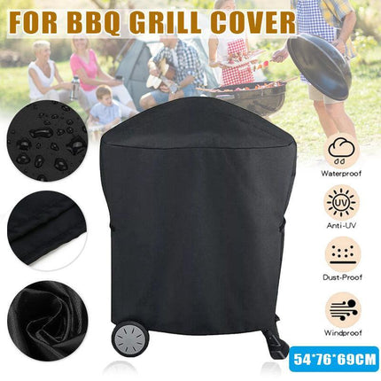 Cart Grill Cover Waterproof Protector For Weber Q200 Series 7113 Bbq Black Au.