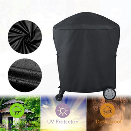 Cart Grill Cover Waterproof Protector For Weber Q200 Series 7113 Bbq Black Au.
