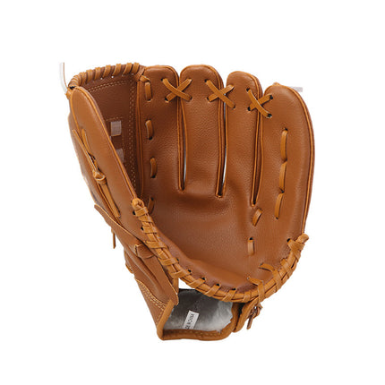 Baseball Glove Thickened Softball Glove Pitcher Mitt Sports Training Outdoor - Blue - 11.5in.