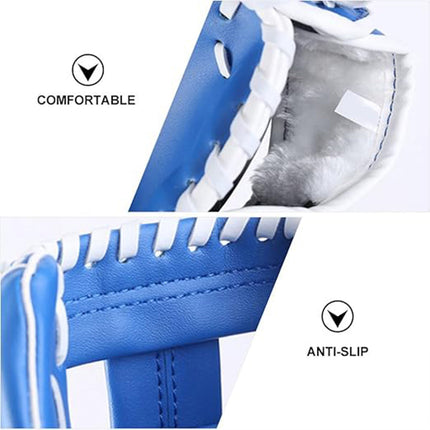 Baseball Glove Thickened Softball Glove Pitcher Mitt Sports Training Outdoor - Blue - 12.5in.