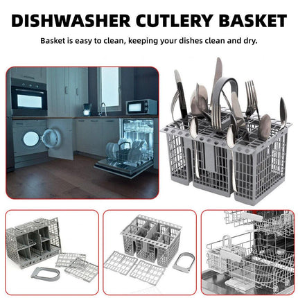 Multifunctional Dishwasher Basket Accessories Fit Hotpoint Indesit Knife And Fork Storage Basket.