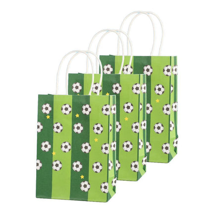 30PCS Fashion Ball Kraft Paper Gift Bag Festivals gift tote bag Party Favor Bag - Basketball-30pcs.