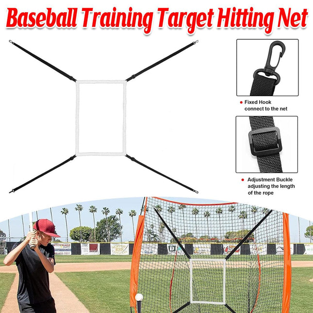 Baseball Hitting Net Practice Target Throwing Batting Training Net For Outdoor.