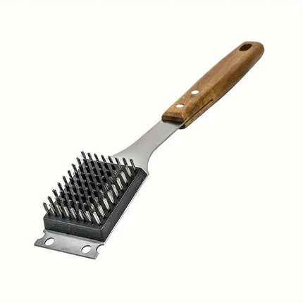 BBQ Grill Cleaning Brush Heavy Duty Wire Scraper for Outdoor Grill Maintenance.