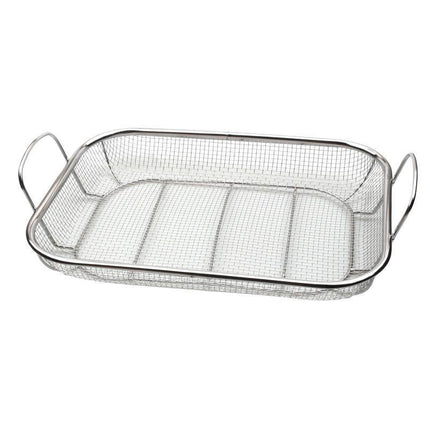 Stainless Steel Square Barbecue Basket Multifunctional Tray Grilling Vegetables.
