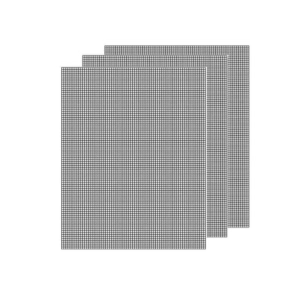 3/6/10PCS Non-Stick BBQ Grill Mat Mesh Liner Cooking Barbecue Sheet Baking Pad - 40X30cm-3PCS.